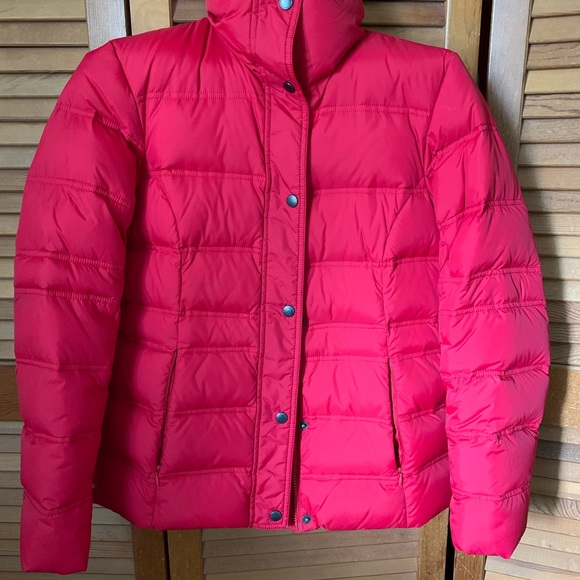 ❄️Lands’ End XS 2-4 red down puffer jacket❄️ - Picture 3 of 11